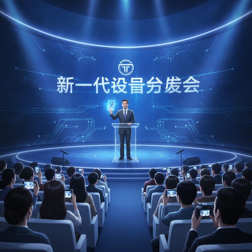 新一代设备发布会现场